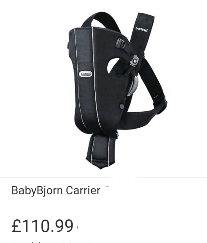 gumtree baby bjorn carrier